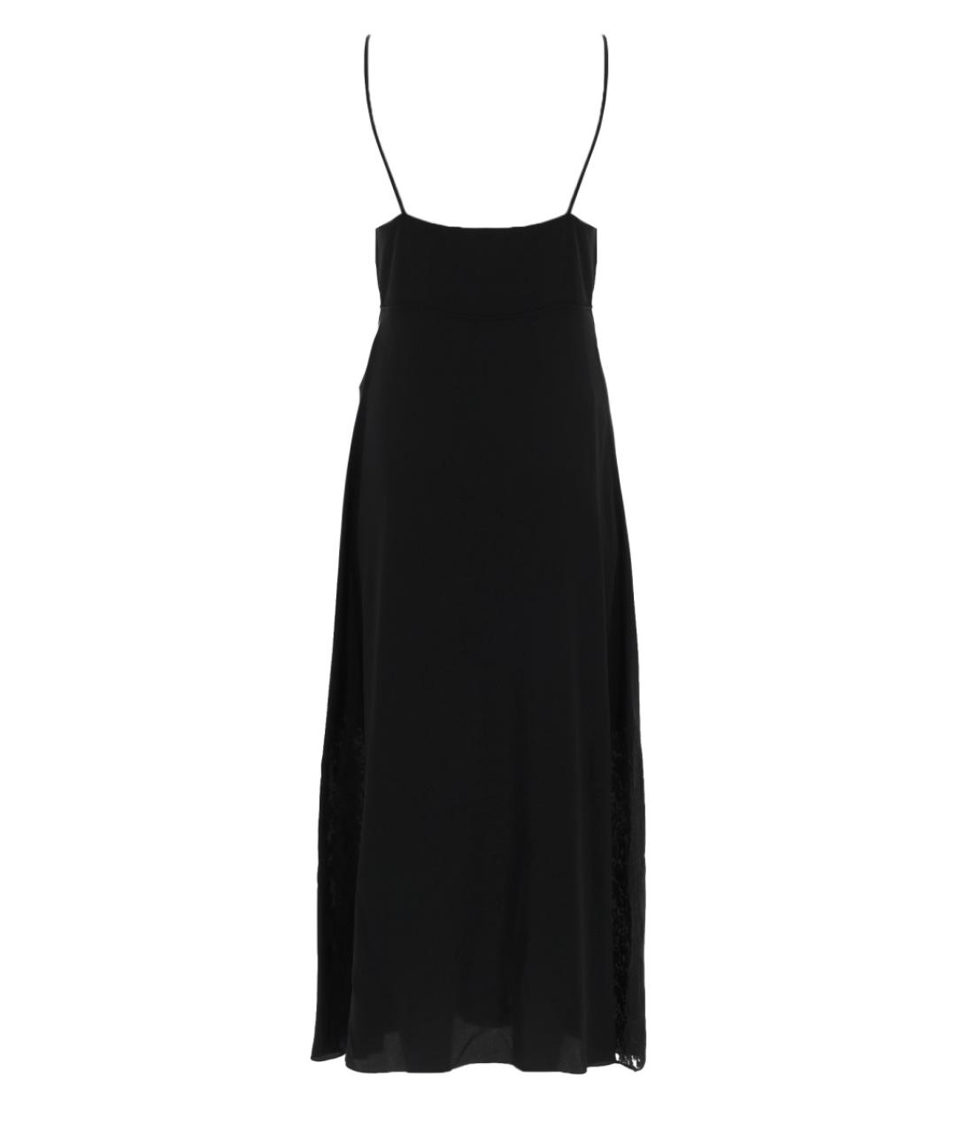 CHLOE Черное шелковое повседневное платье, фото 2