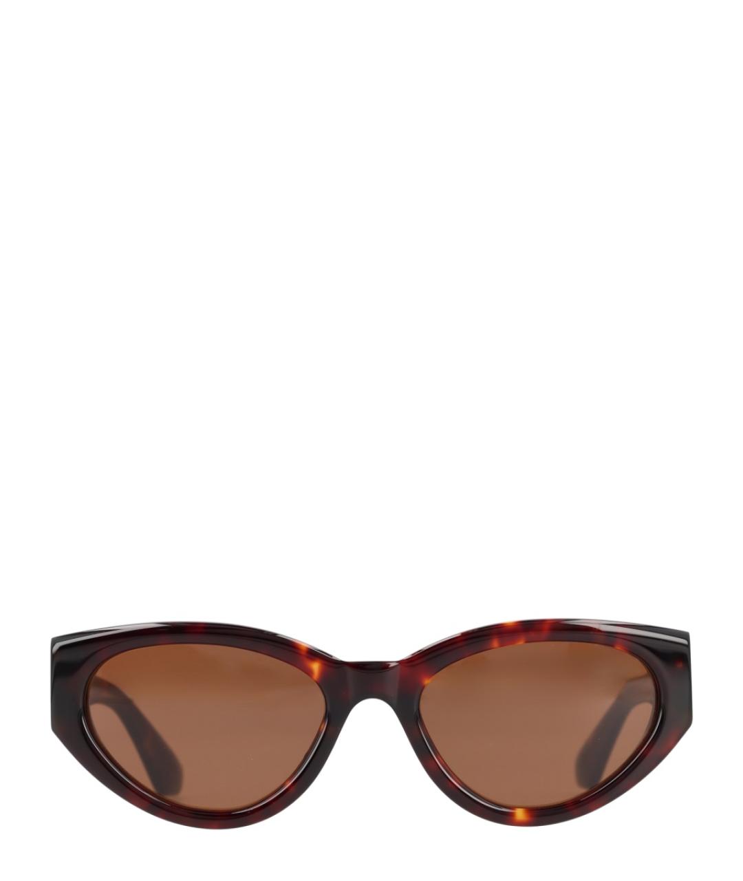 ROTATE Коричневые пластиковые солнцезащитные очки, фото 1