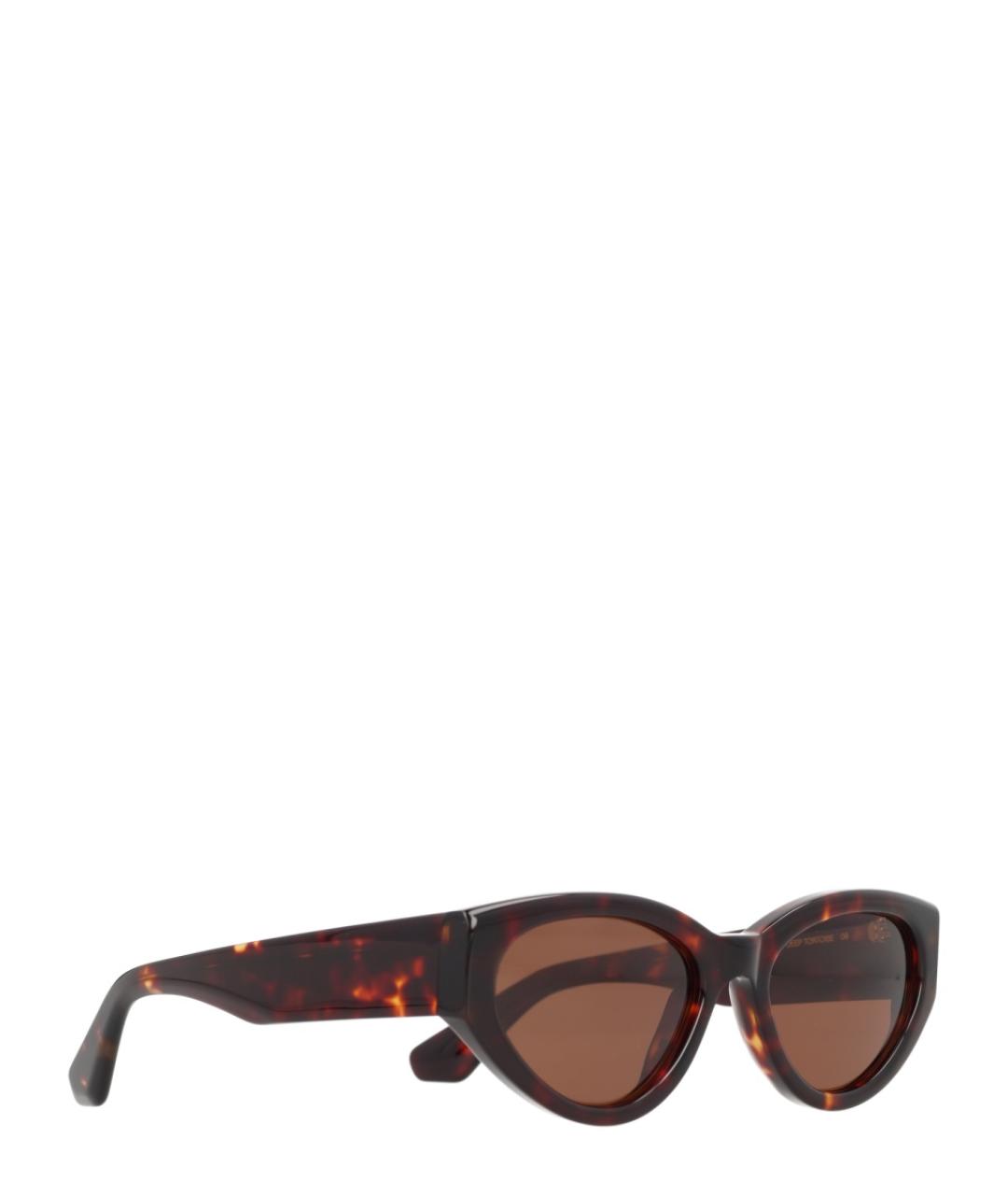 ROTATE Коричневые пластиковые солнцезащитные очки, фото 2