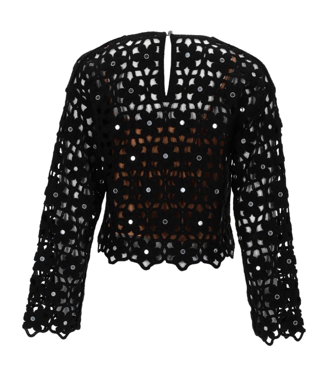 MICHAEL KORS Черная полиэстеровая блузы, фото 2