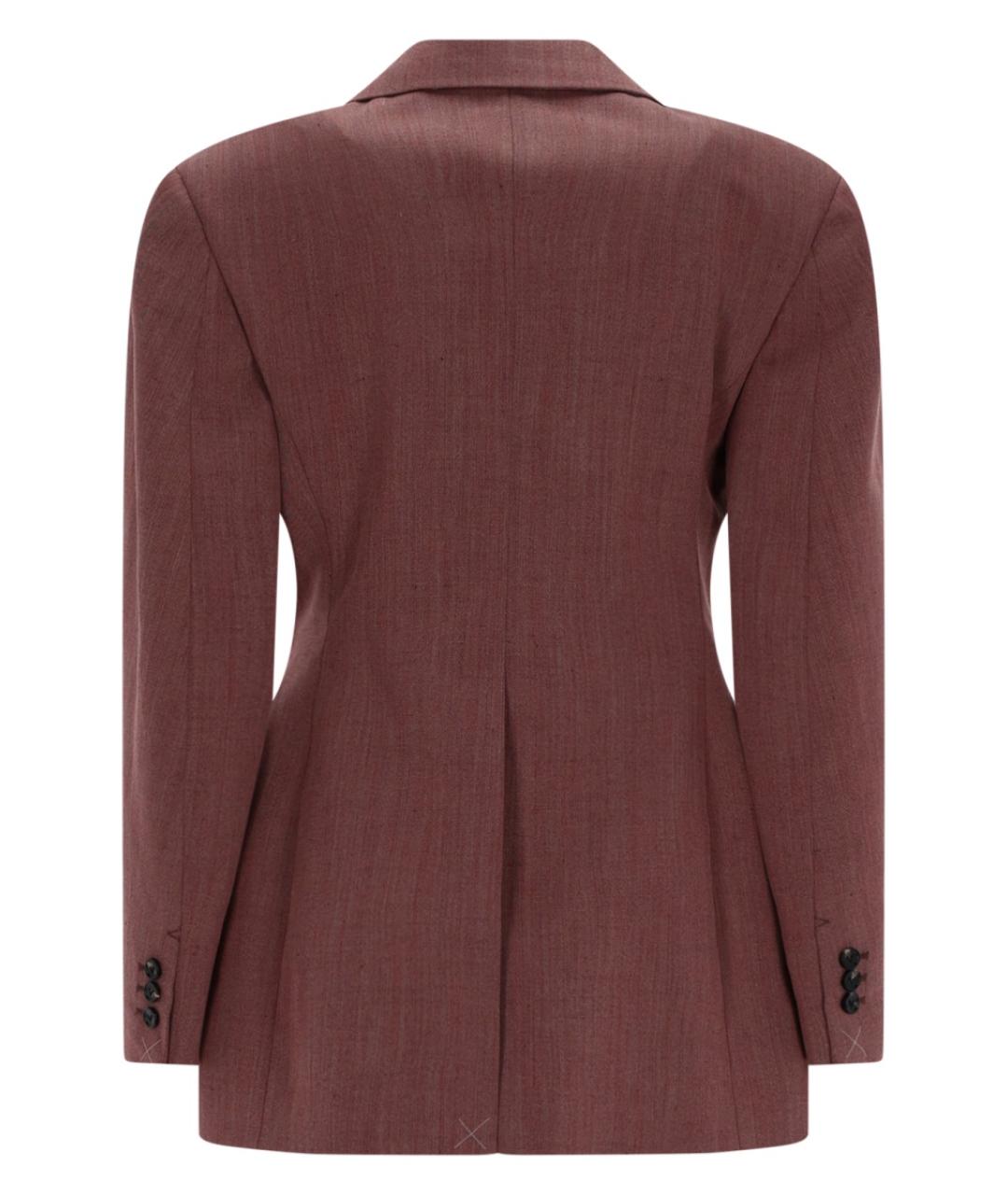 BOTTEGA VENETA Розовый шерстяной жакет/пиджак, фото 2