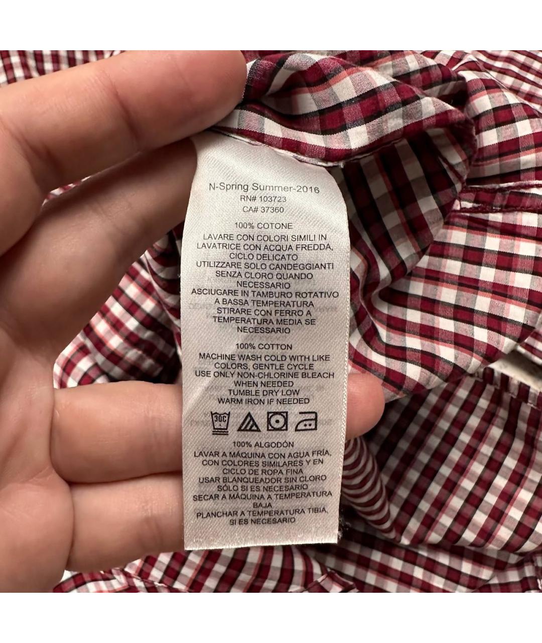 ARMANI EXCHANGE Мульти кэжуал рубашка, фото 5