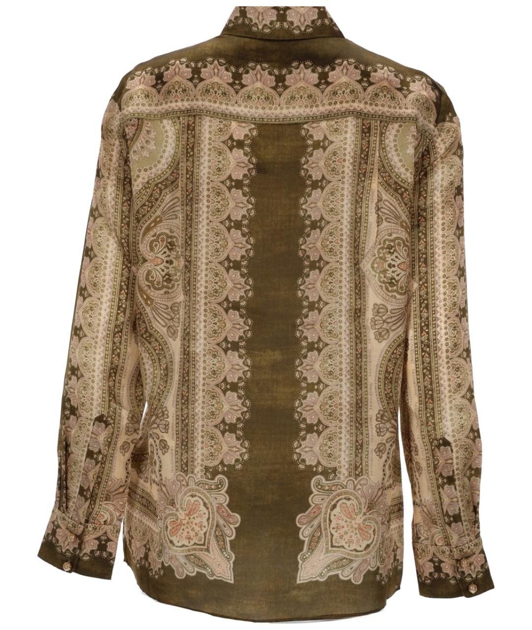 ZIMMERMANN Зеленая шелковая рубашка, фото 2