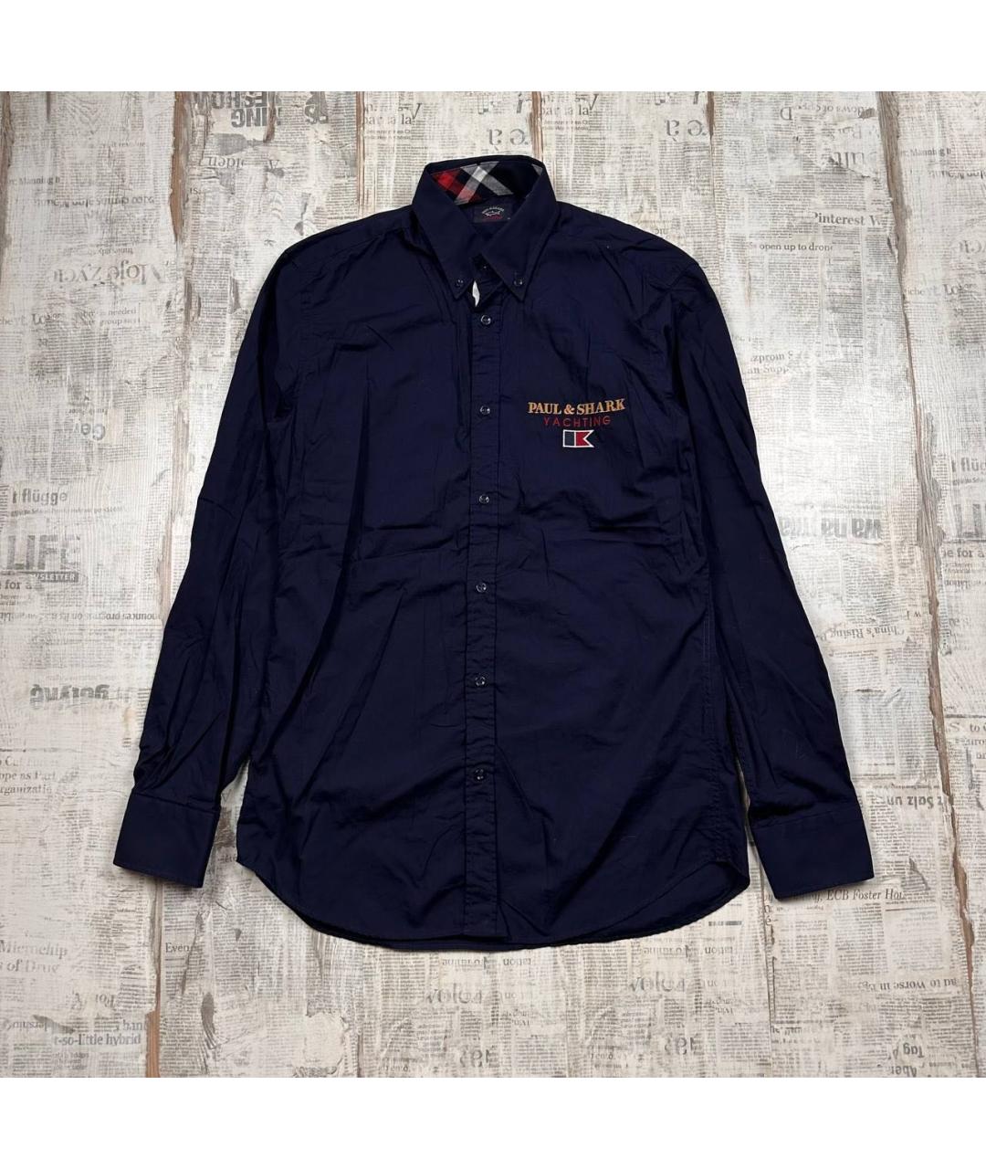 PAUL & SHARK Темно-синяя кэжуал рубашка, фото 6