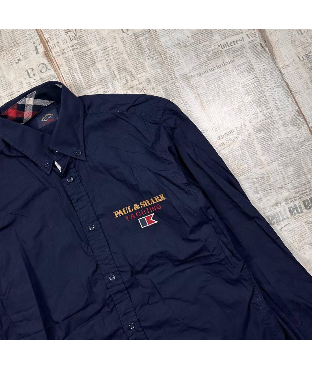 PAUL & SHARK Темно-синяя кэжуал рубашка, фото 2