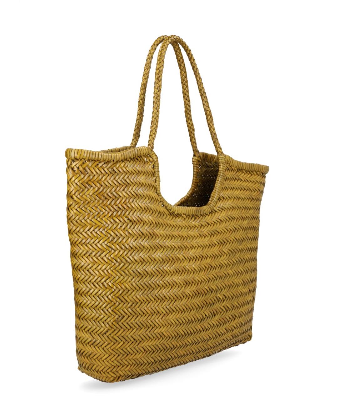 Dragon Diffusion Зеленая кожаная сумка тоут, фото 2