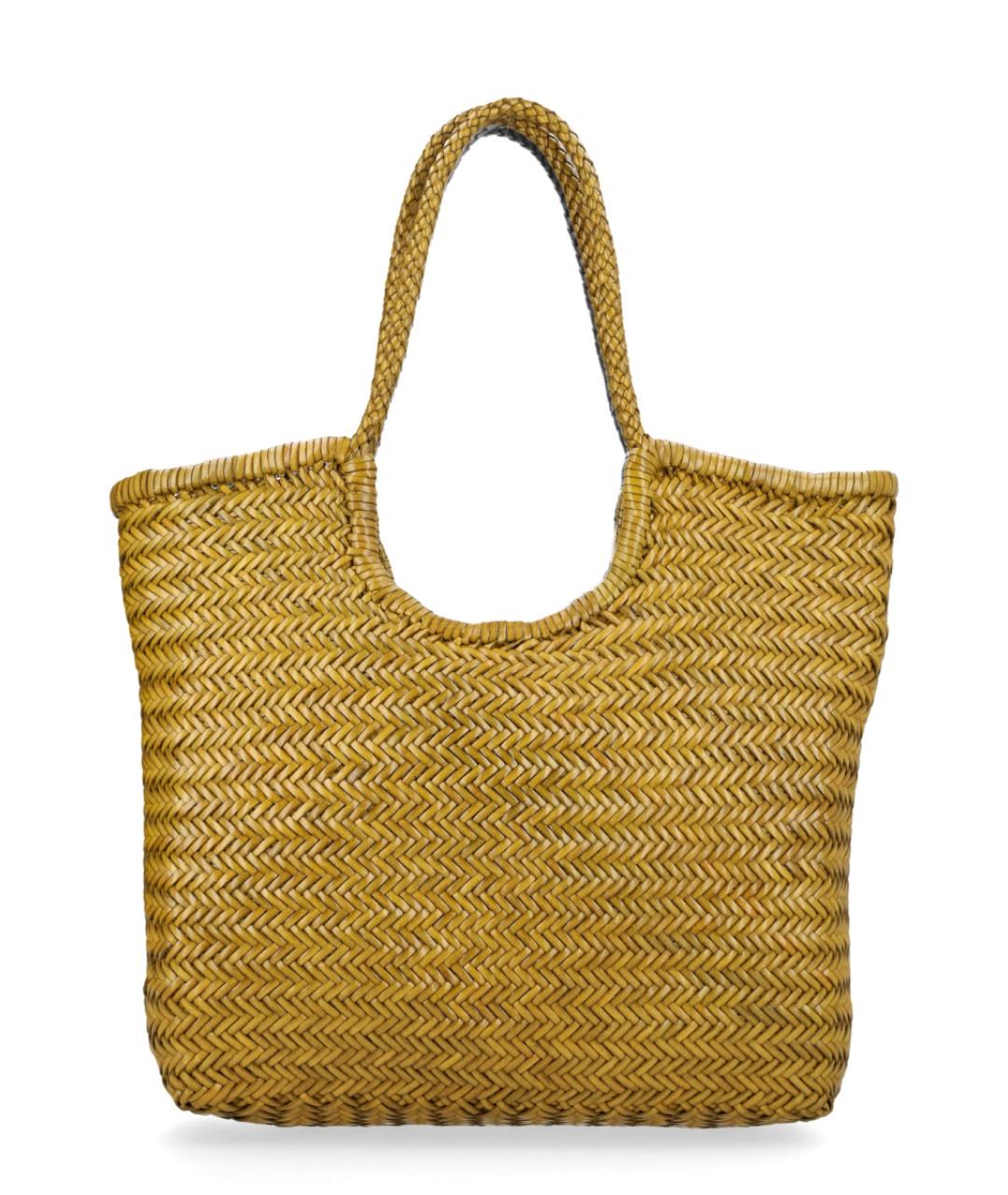 Dragon Diffusion Зеленая кожаная сумка тоут, фото 3