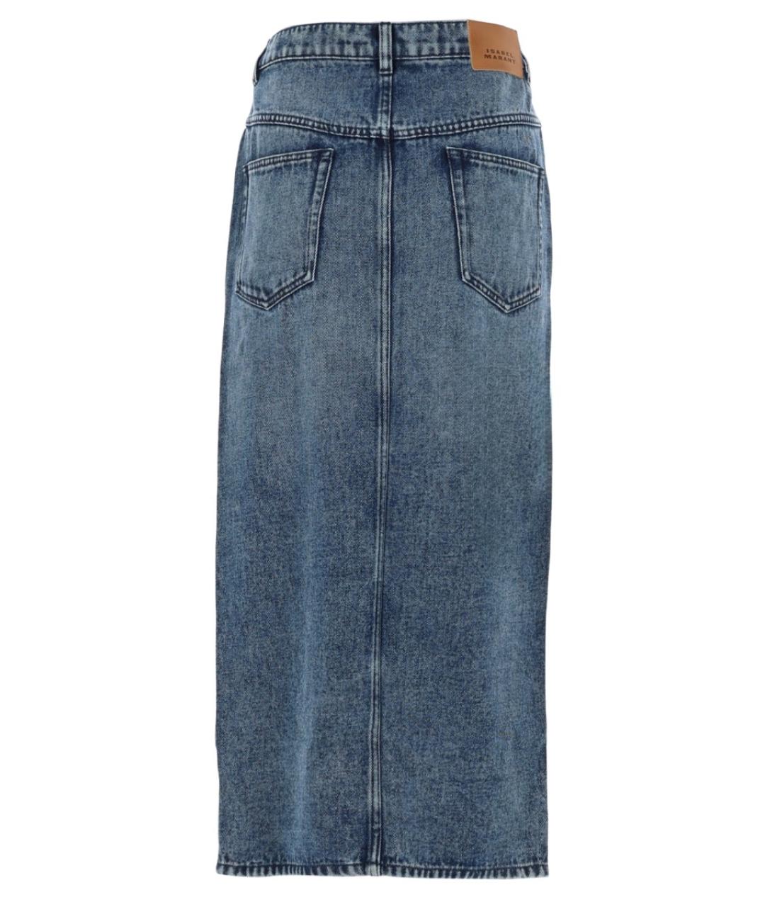 ISABEL MARANT Синяя юбка миди, фото 2
