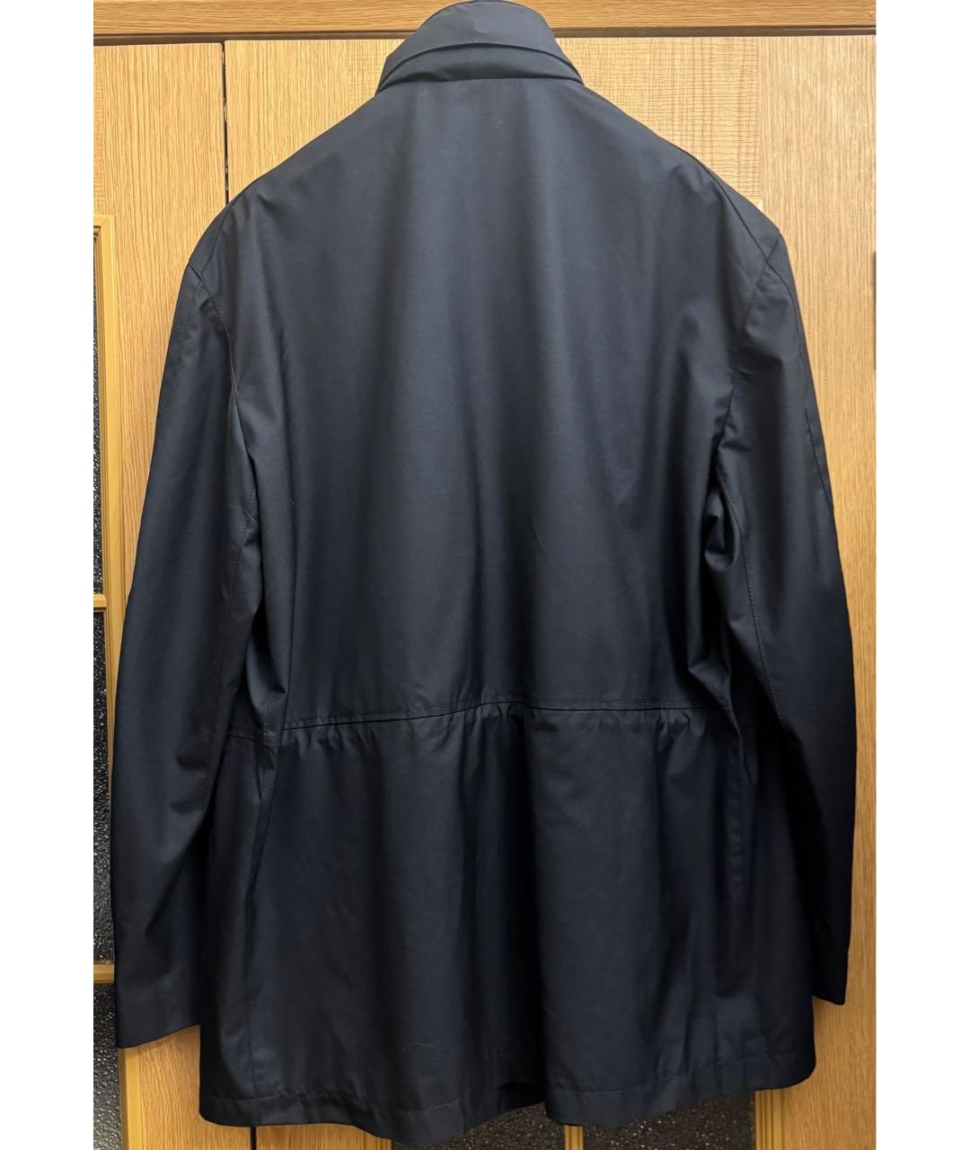 BRIONI Темно-синяя шерстяная куртка, фото 2