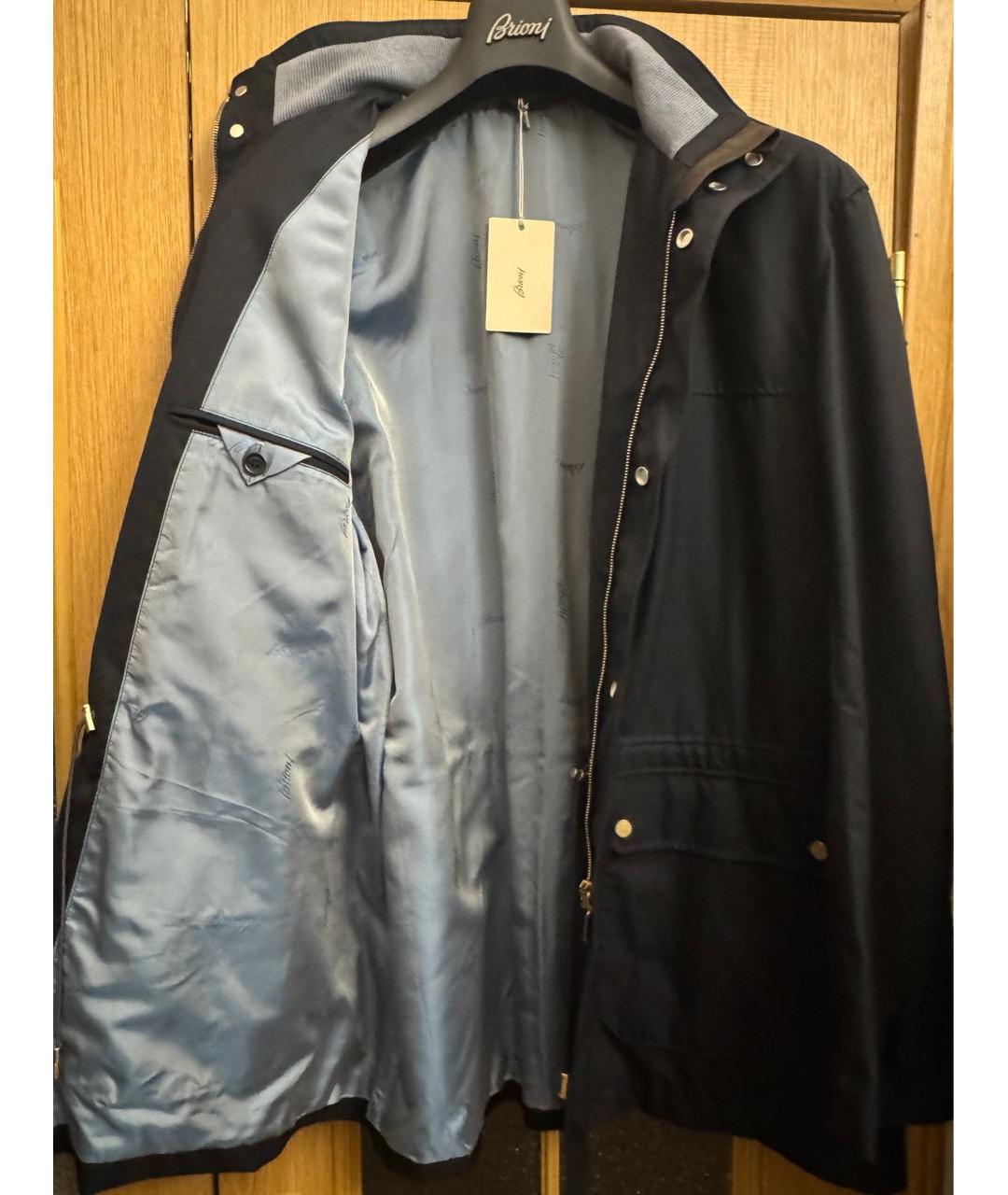 BRIONI Темно-синяя шерстяная куртка, фото 6