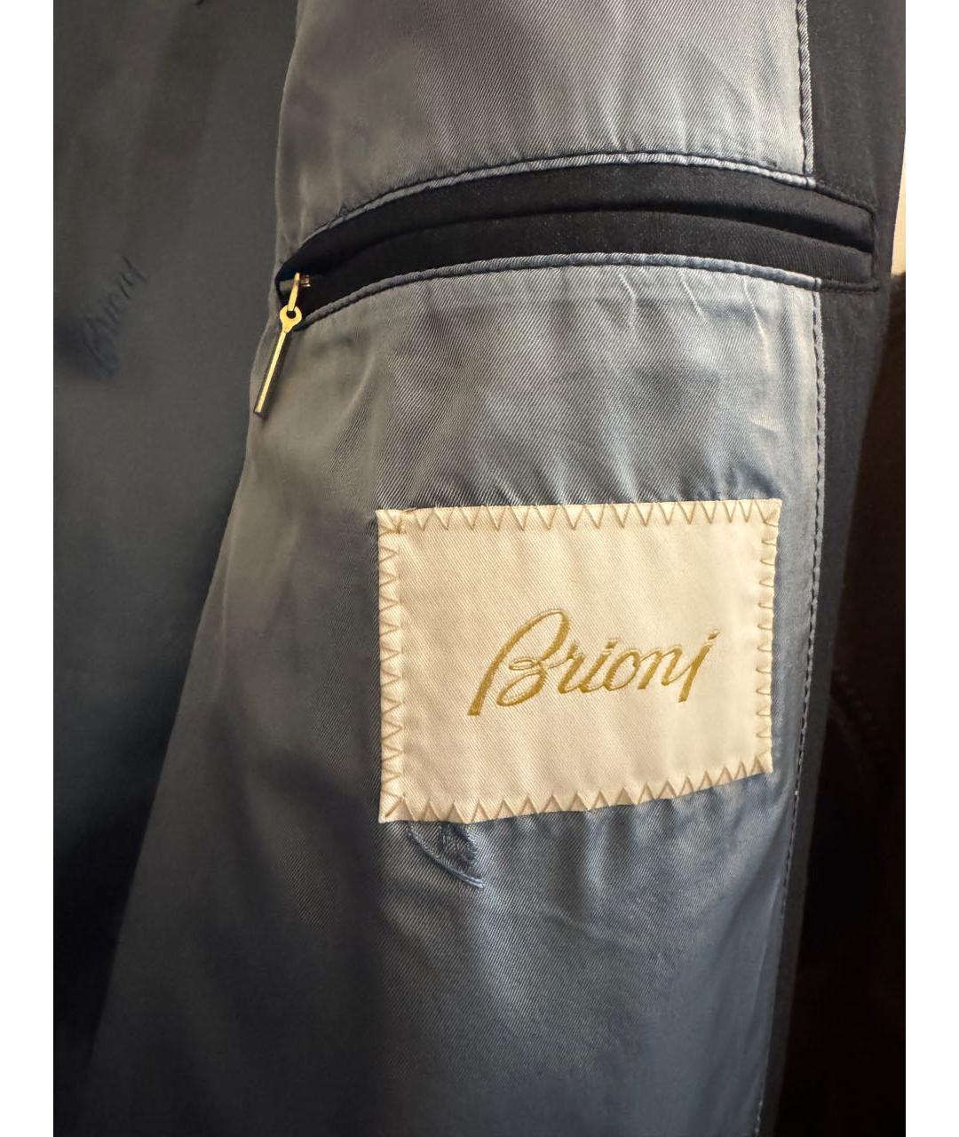BRIONI Темно-синяя шерстяная куртка, фото 5
