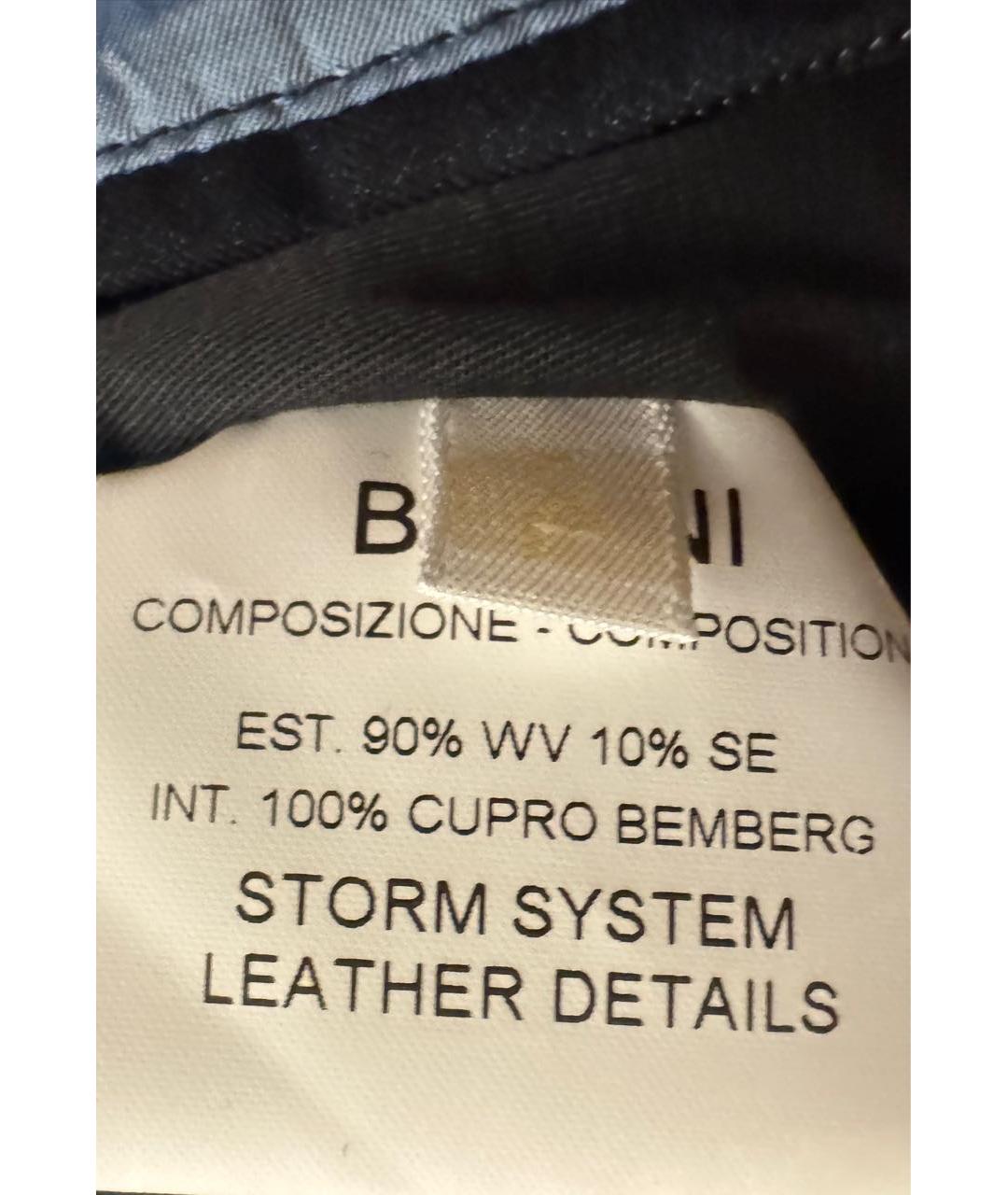 BRIONI Темно-синяя шерстяная куртка, фото 7