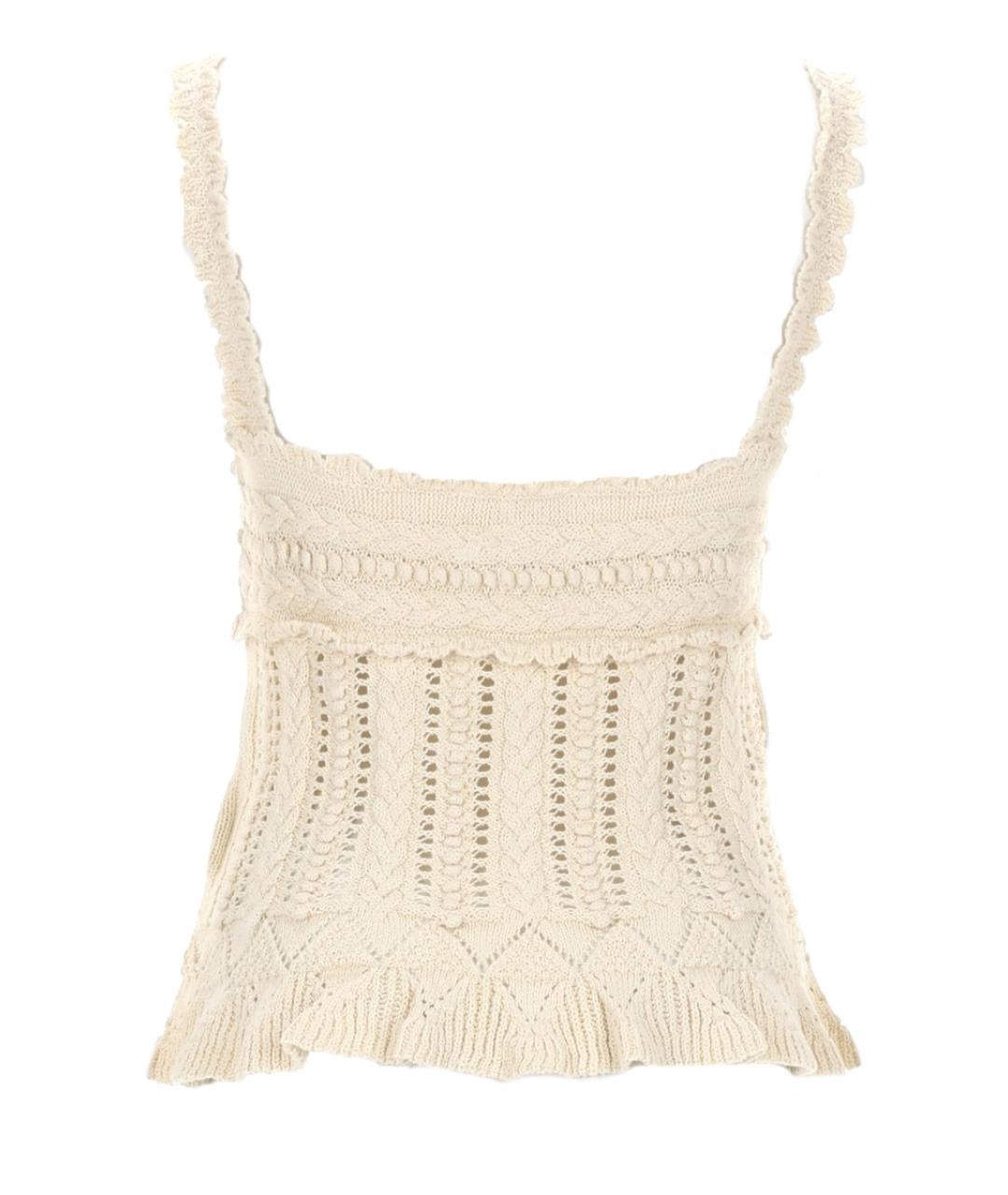 ISABEL MARANT ETOILE Бежевая хлопковая блузы, фото 2