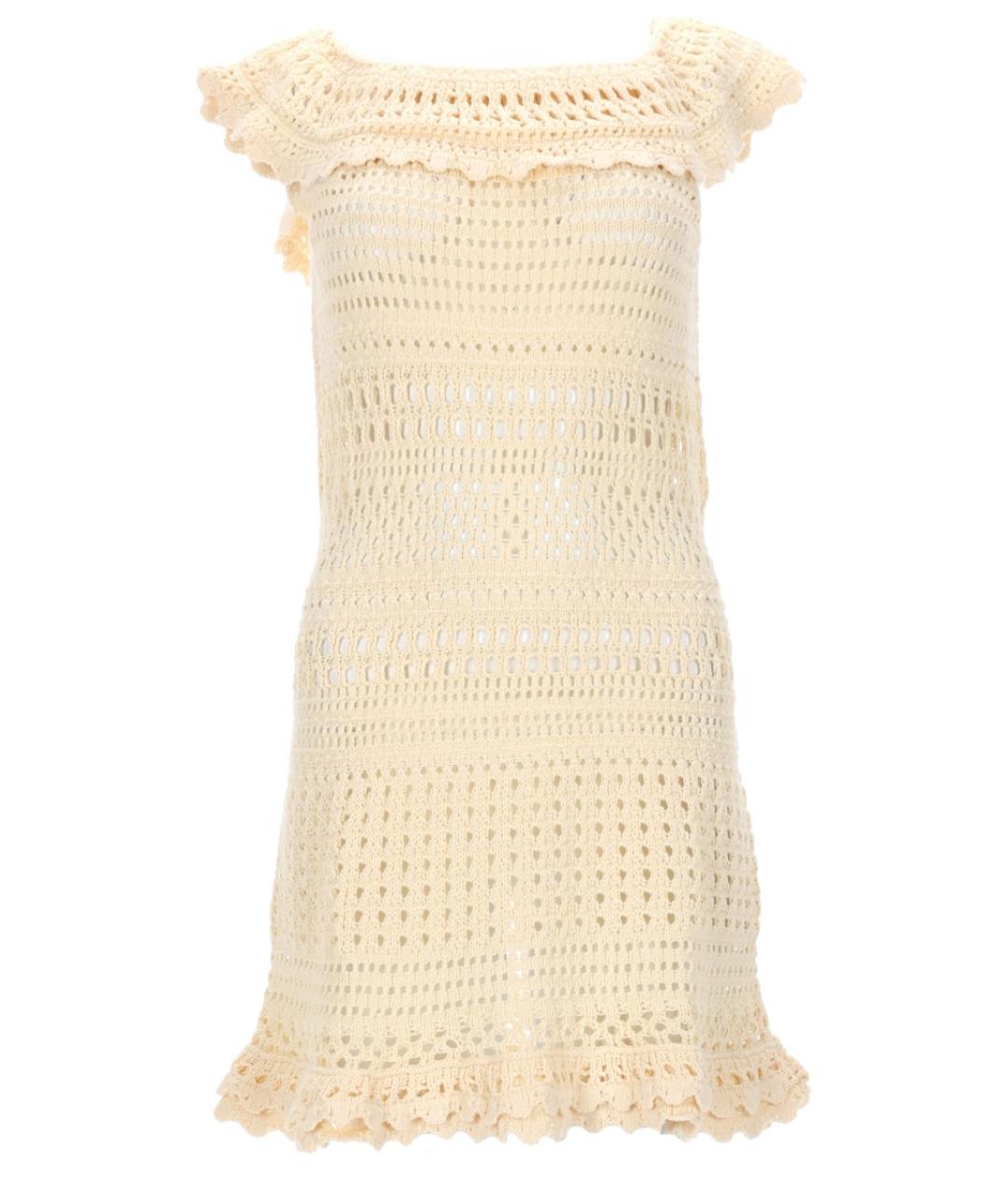 ISABEL MARANT ETOILE Бежевое хлопковое повседневное платье, фото 1