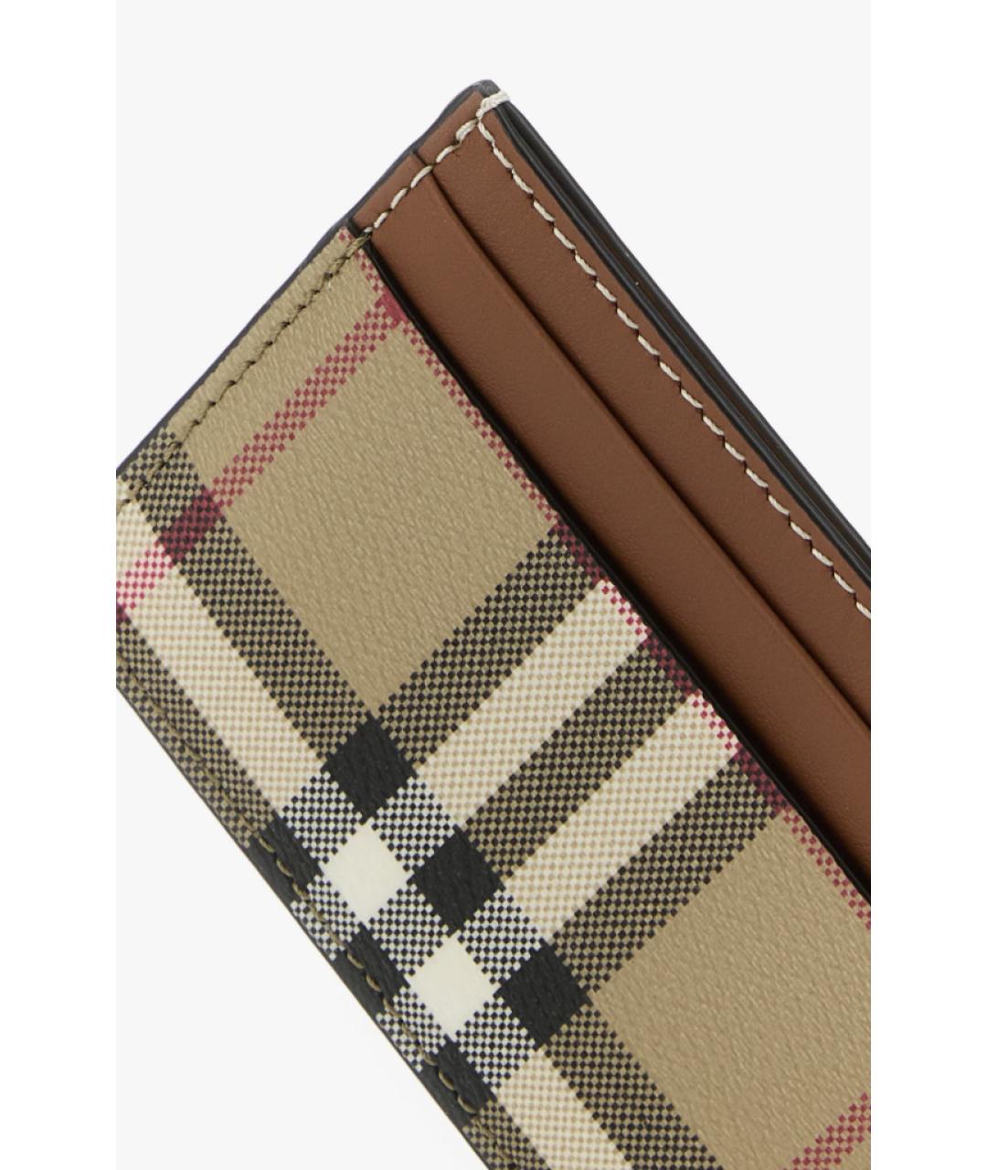 BURBERRY Коричневый кардхолдер, фото 4