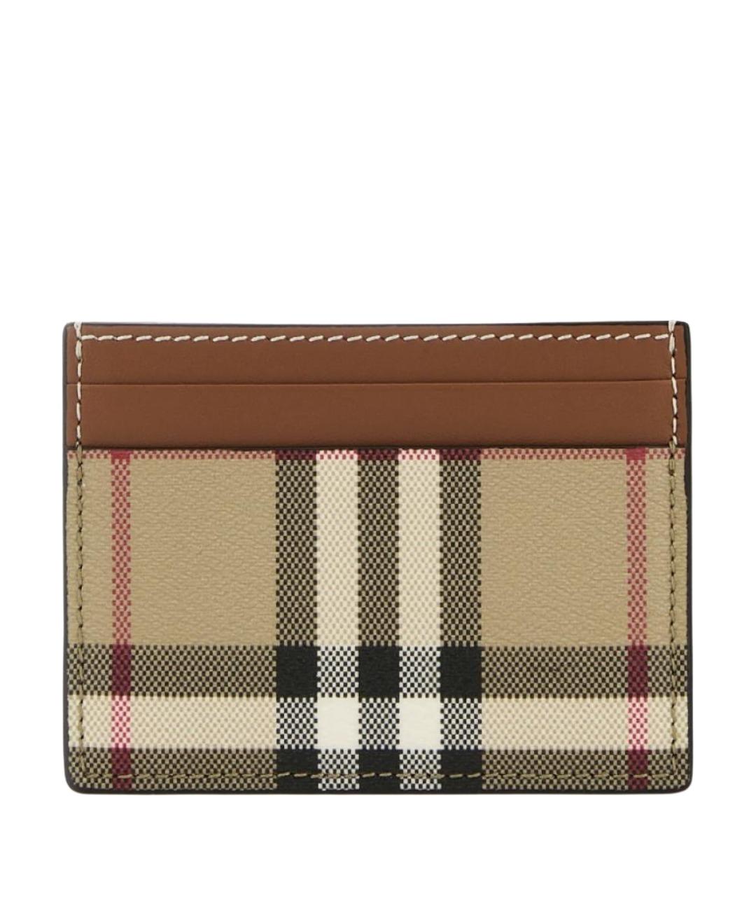 BURBERRY Коричневый кардхолдер, фото 1