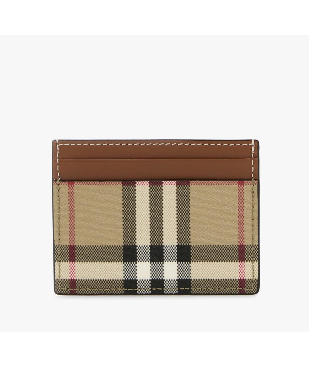 BURBERRY Коричневый кардхолдер, фото 3
