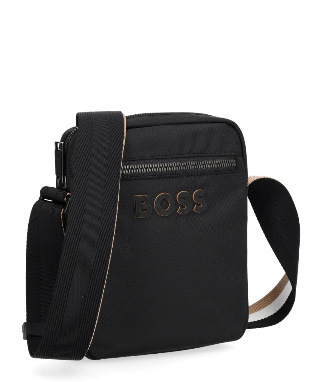 HUGO BOSS Черная сумка на плечо, фото 2