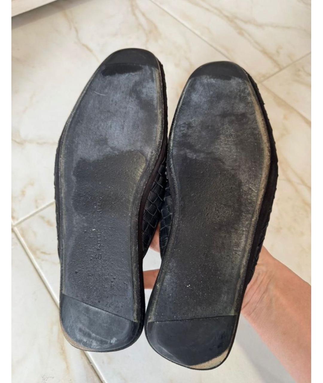 BOTTEGA VENETA Черные кожаные лоферы, фото 5