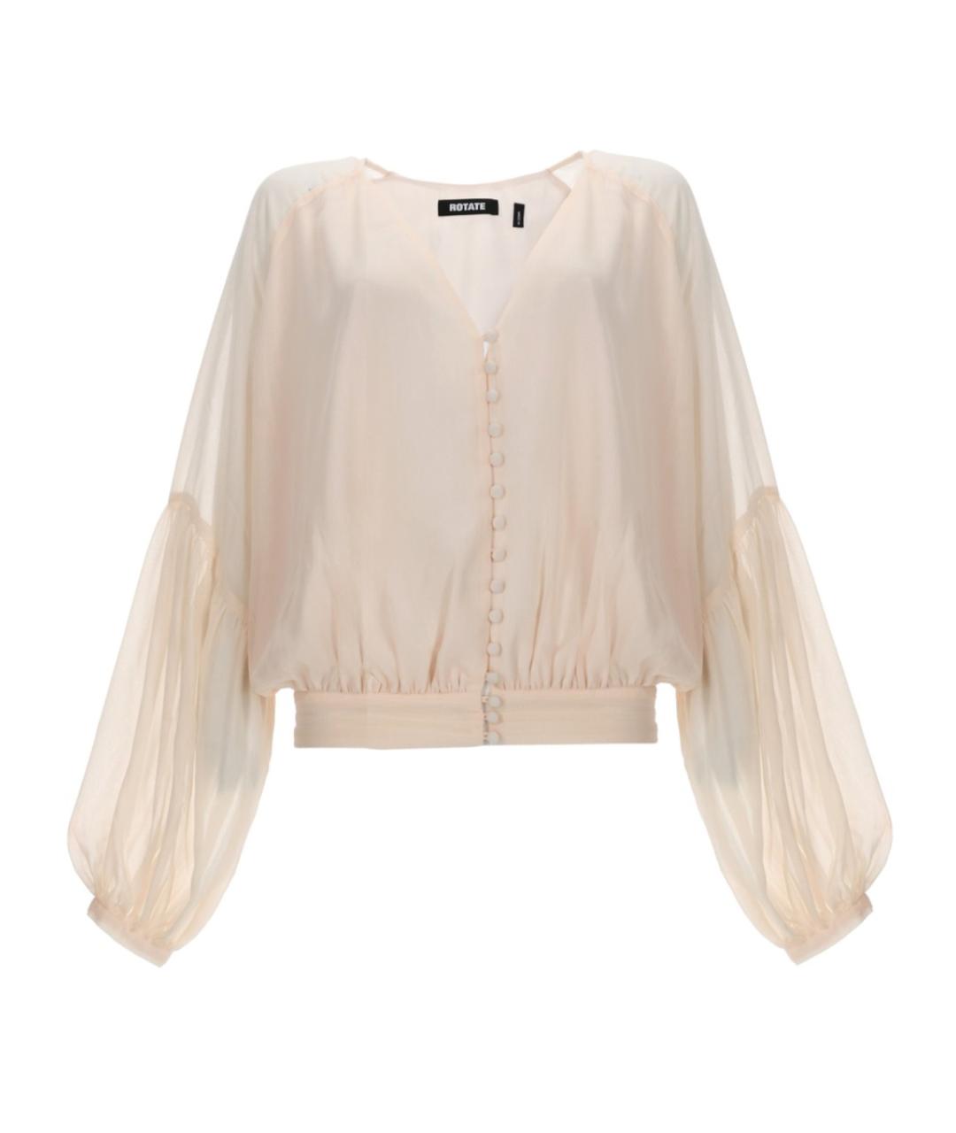 ROTATE Розовая полиэстеровая блузы, фото 1