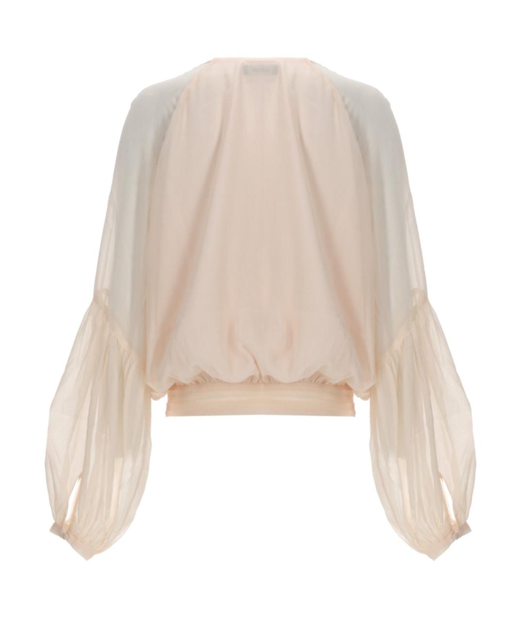 ROTATE Розовая полиэстеровая блузы, фото 2