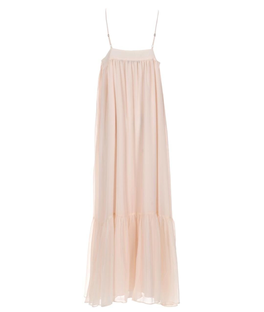 ROTATE Розовое полиэстеровое повседневное платье, фото 2