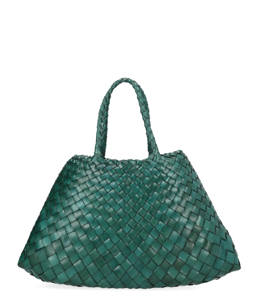 Dragon Diffusion Зеленая кожаная сумка тоут, фото 1