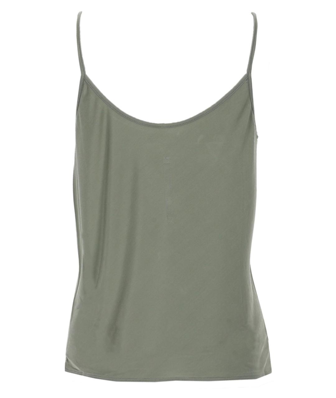 RICK OWENS Серая вискозная майка, фото 2