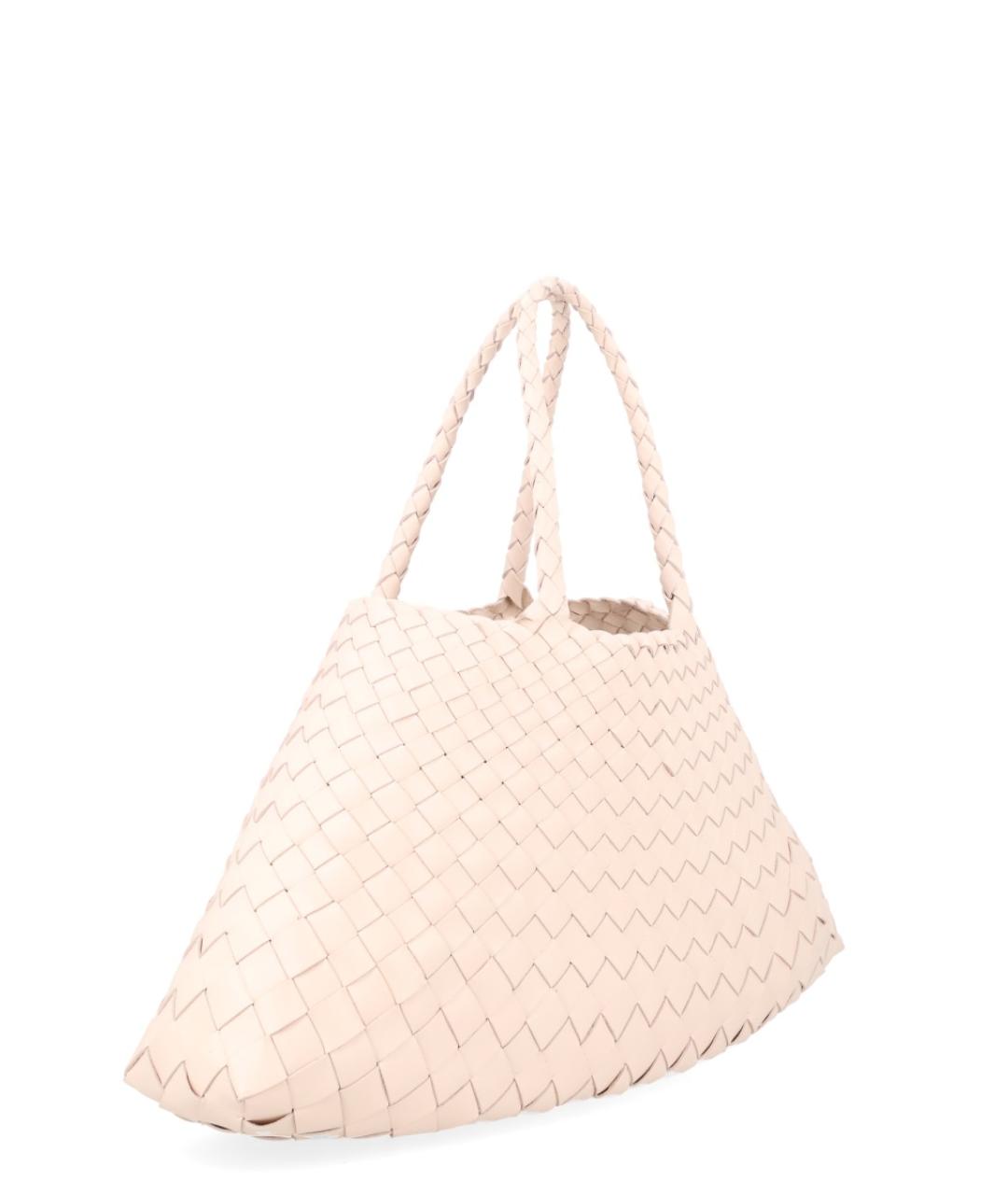 Dragon Diffusion Бежевая кожаная сумка тоут, фото 2