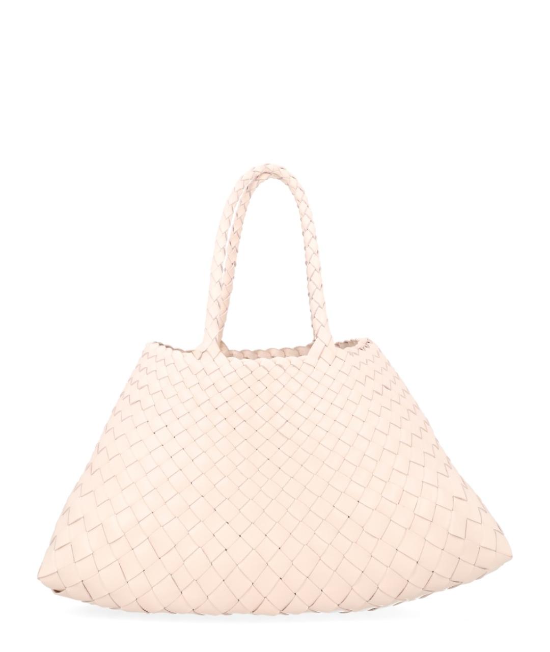 Dragon Diffusion Бежевая кожаная сумка тоут, фото 1