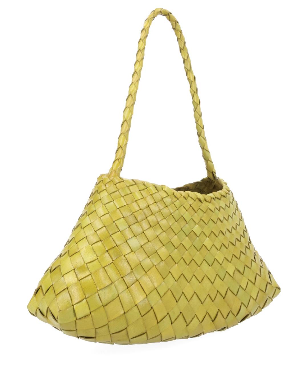 Dragon Diffusion Зеленая кожаная сумка тоут, фото 3