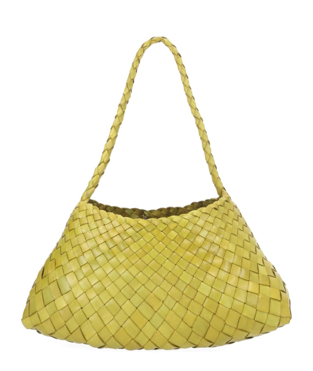 Dragon Diffusion Зеленая кожаная сумка тоут, фото 2