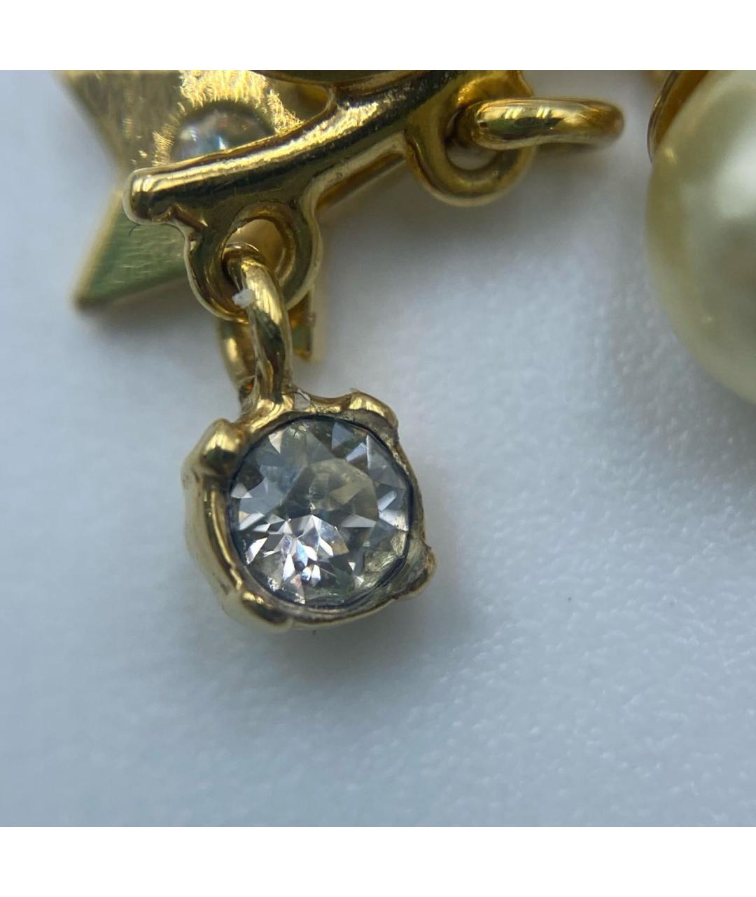 CHRISTIAN DIOR Золотые серьги, фото 5