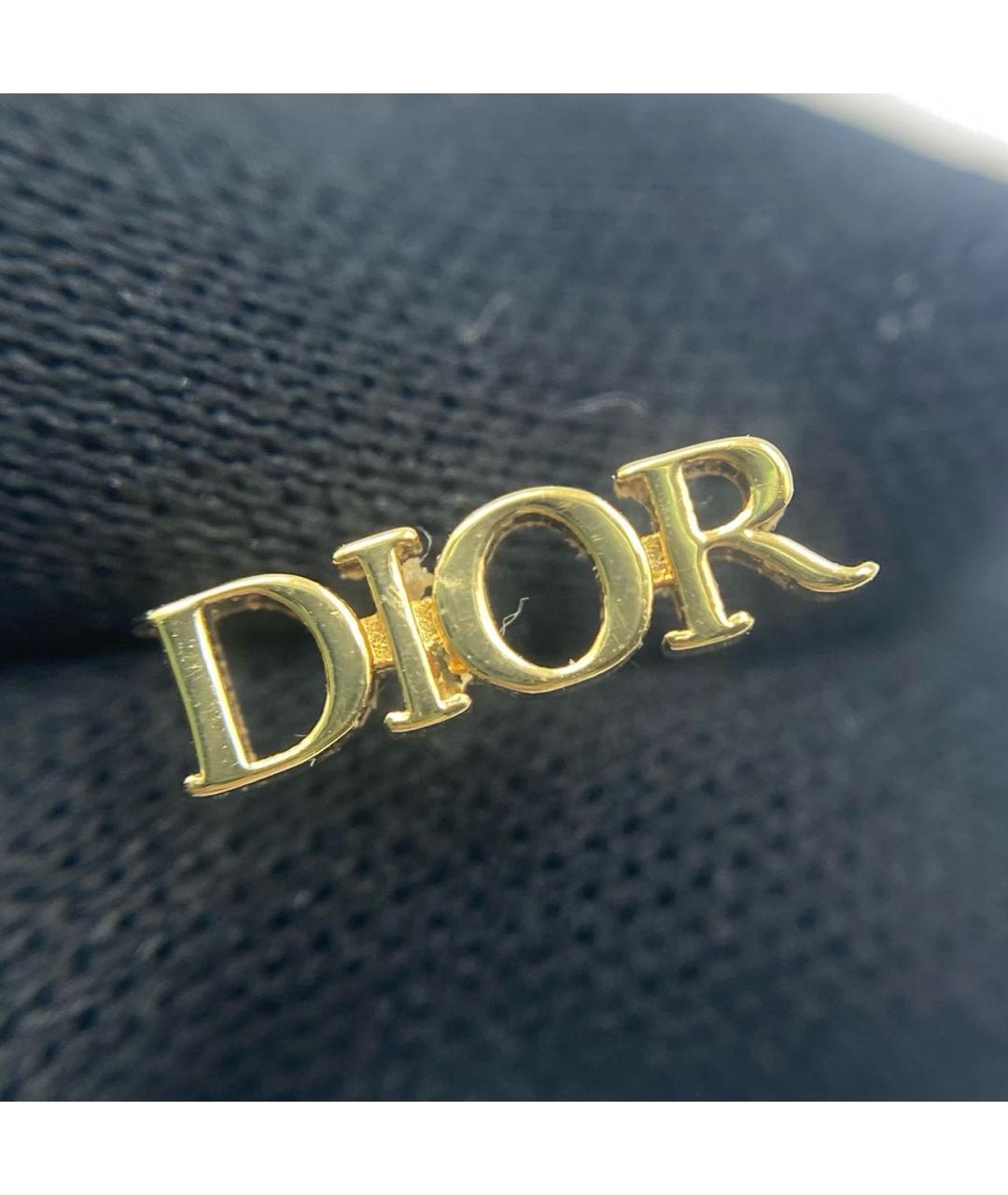 CHRISTIAN DIOR Золотые серьги, фото 7