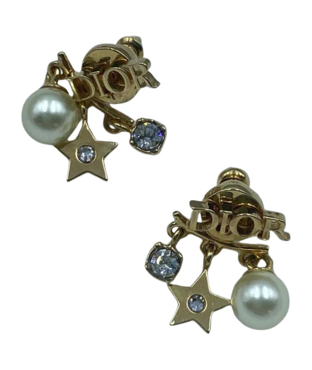 CHRISTIAN DIOR Золотые серьги, фото 1