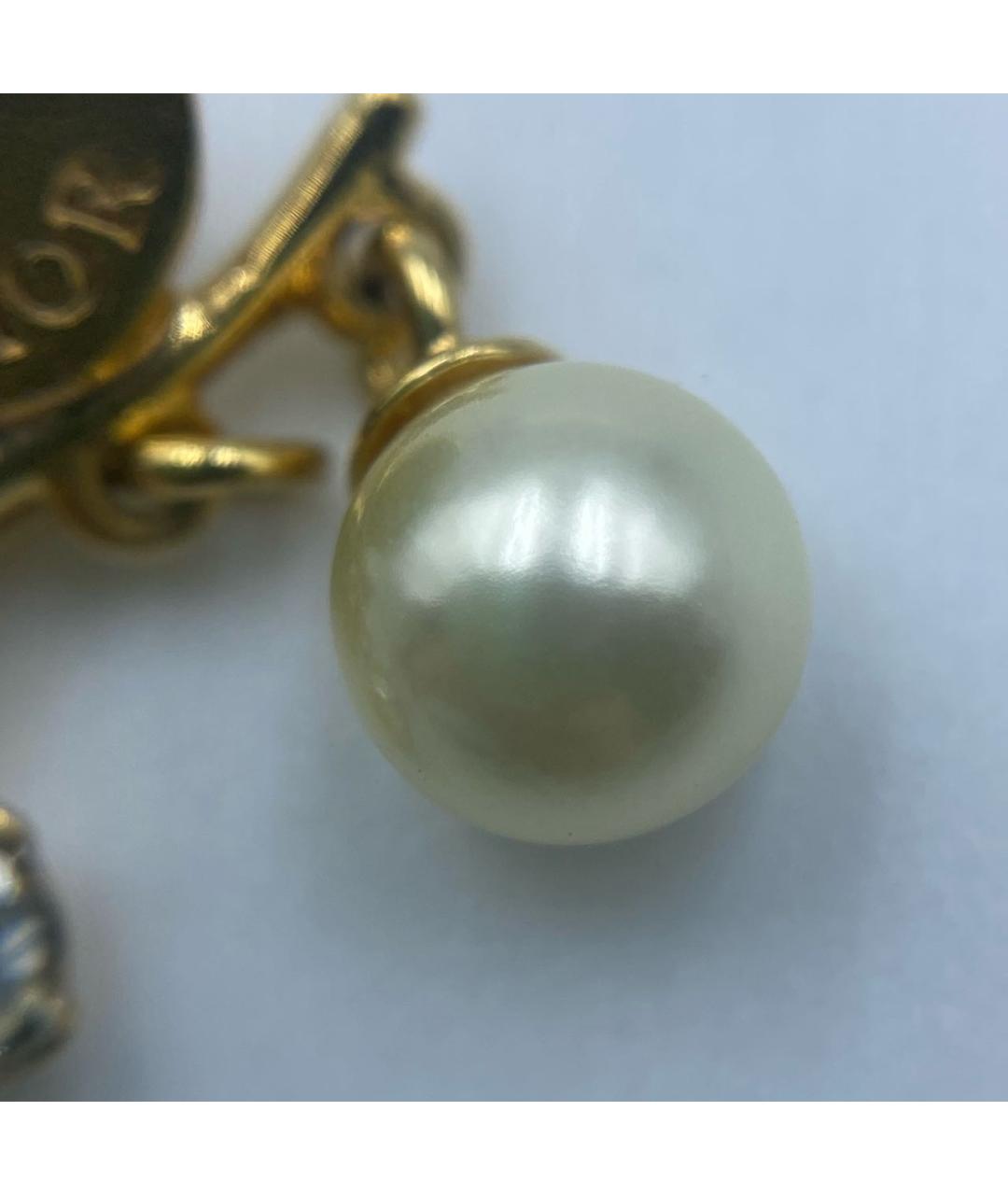 CHRISTIAN DIOR Золотые серьги, фото 6