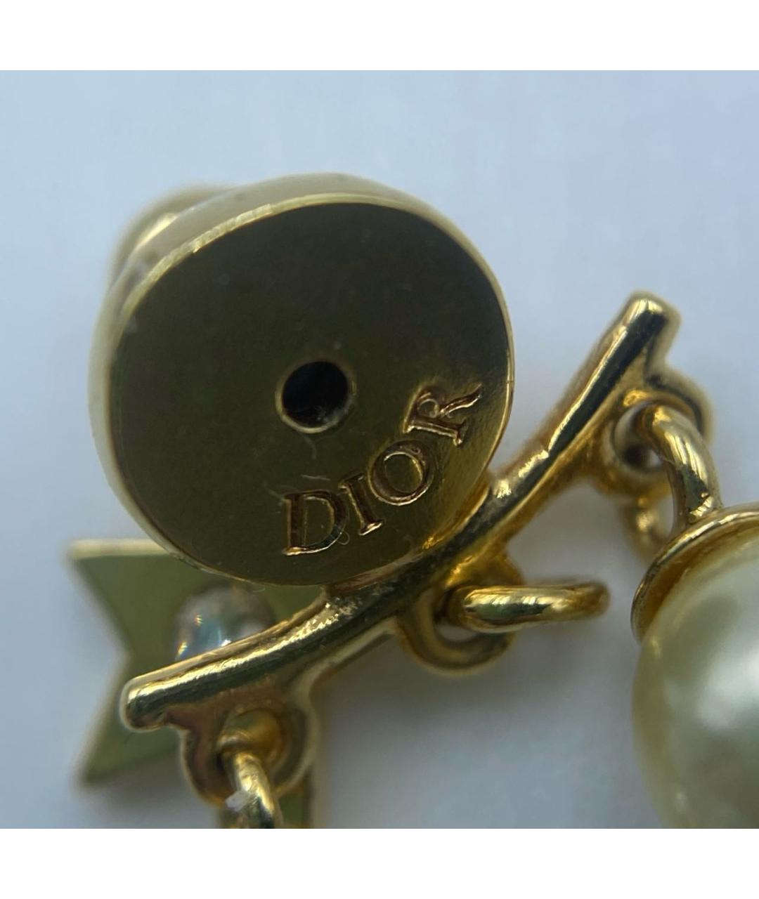 CHRISTIAN DIOR Золотые серьги, фото 4