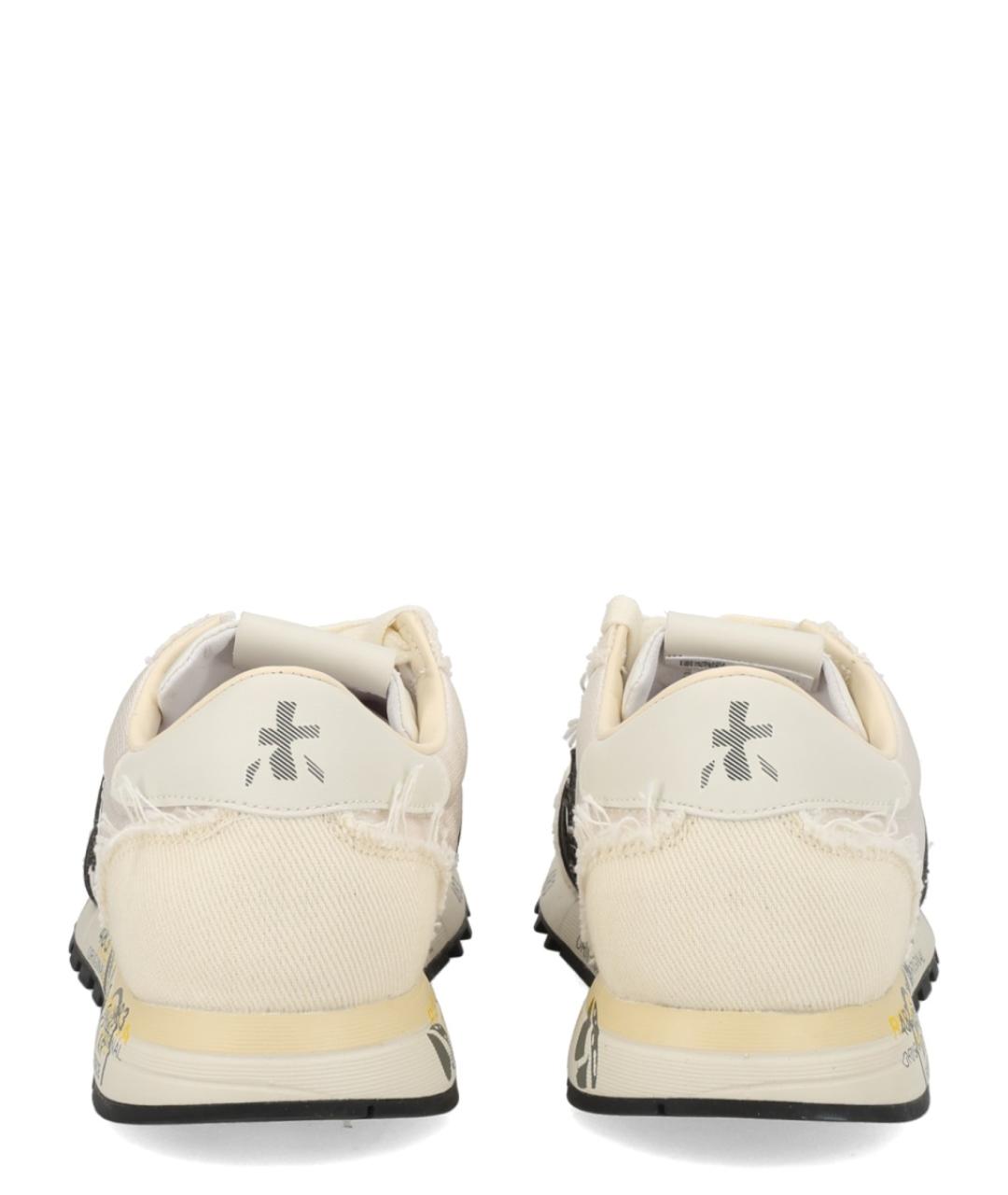 PREMIATA Белые текстильные кроссовки, фото 4