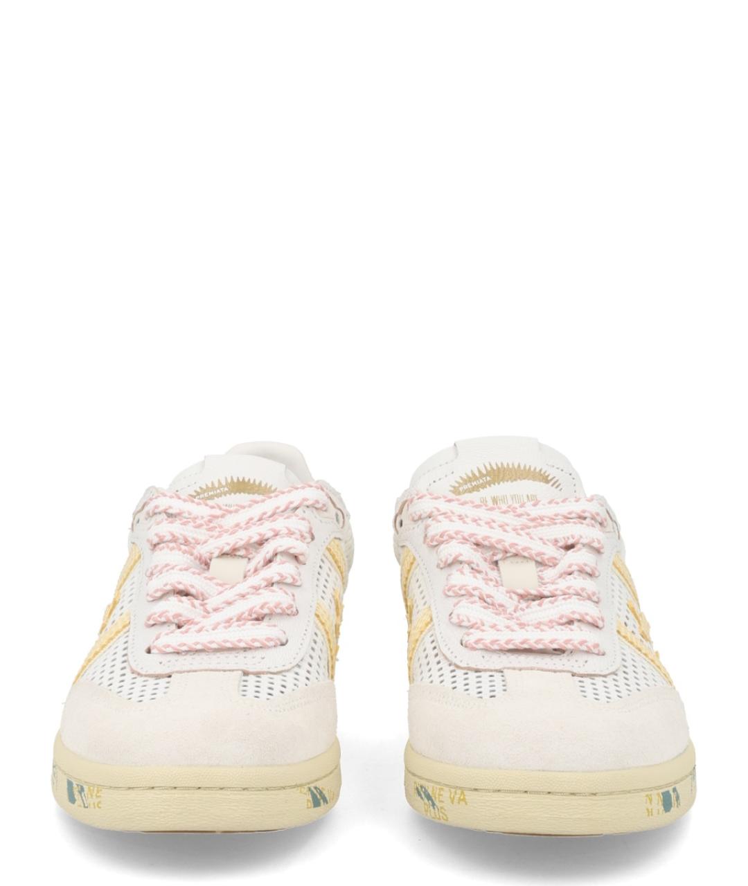 PREMIATA Белые кожаные кеды, фото 3