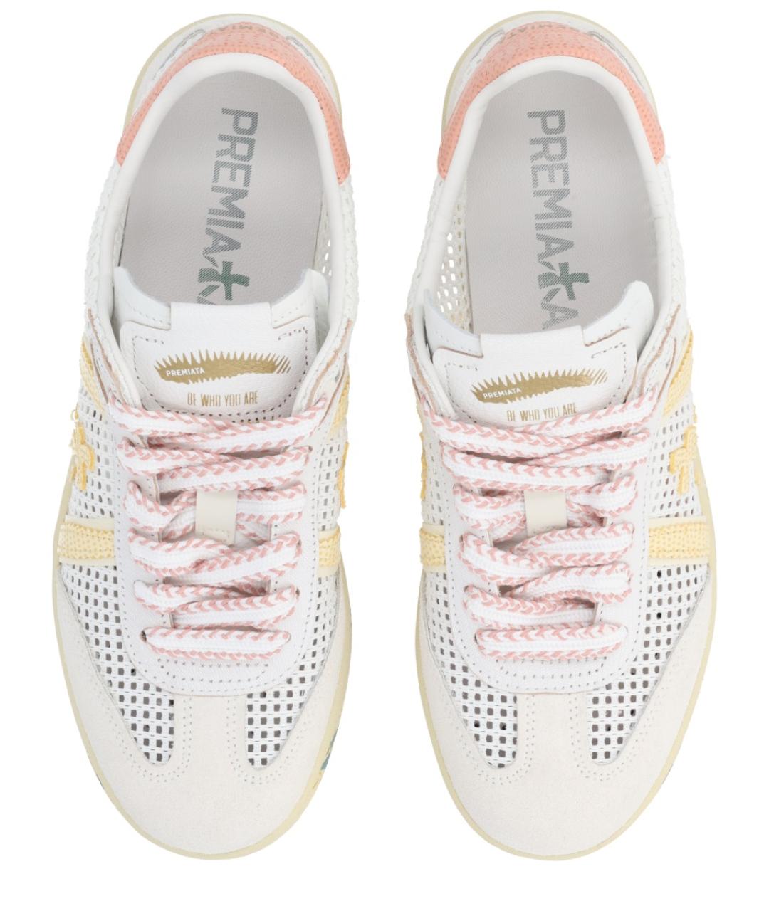 PREMIATA Белые кожаные кеды, фото 5