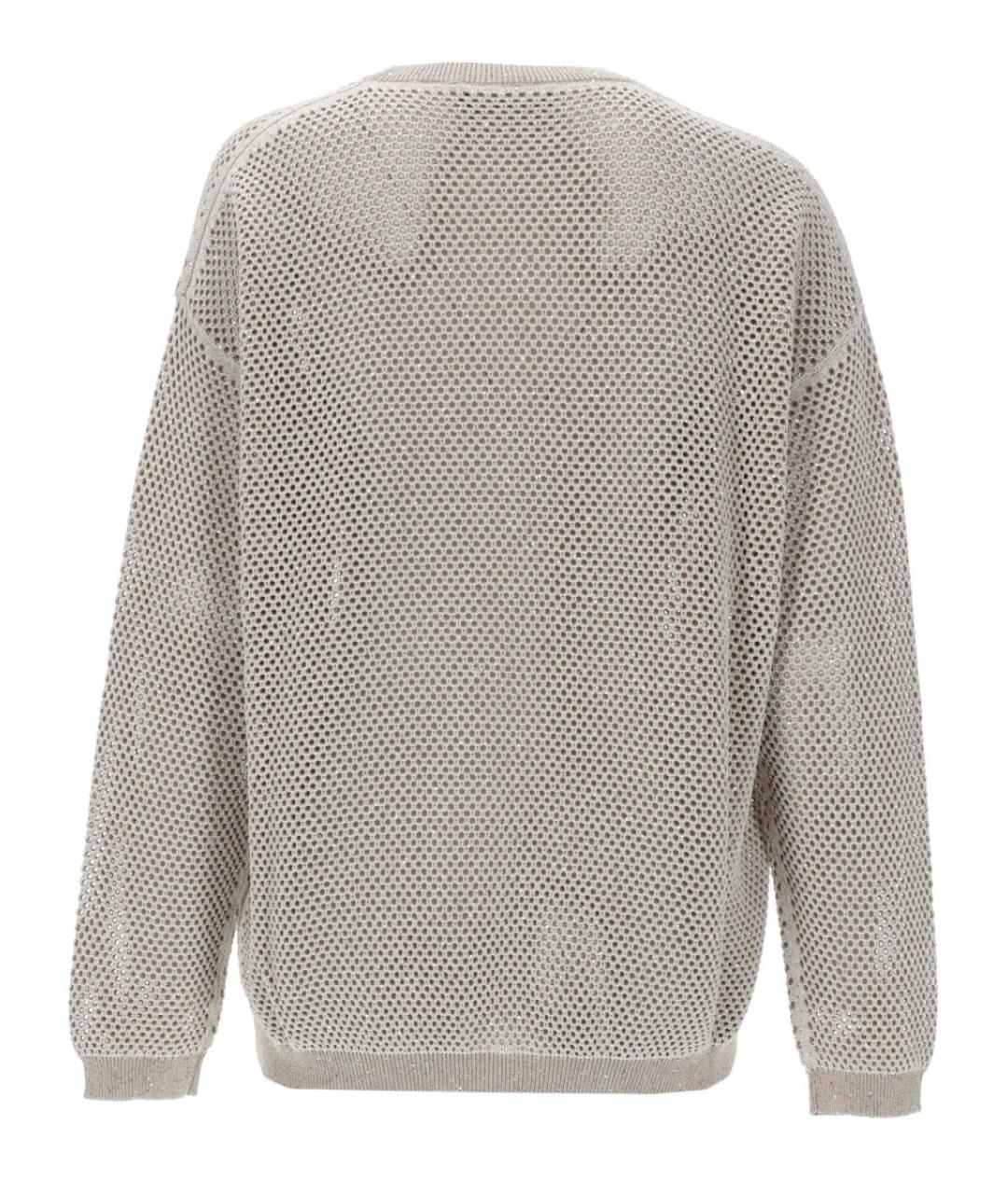 FABIANA FILIPPI Серый полиэстеровый джемпер / свитер, фото 2