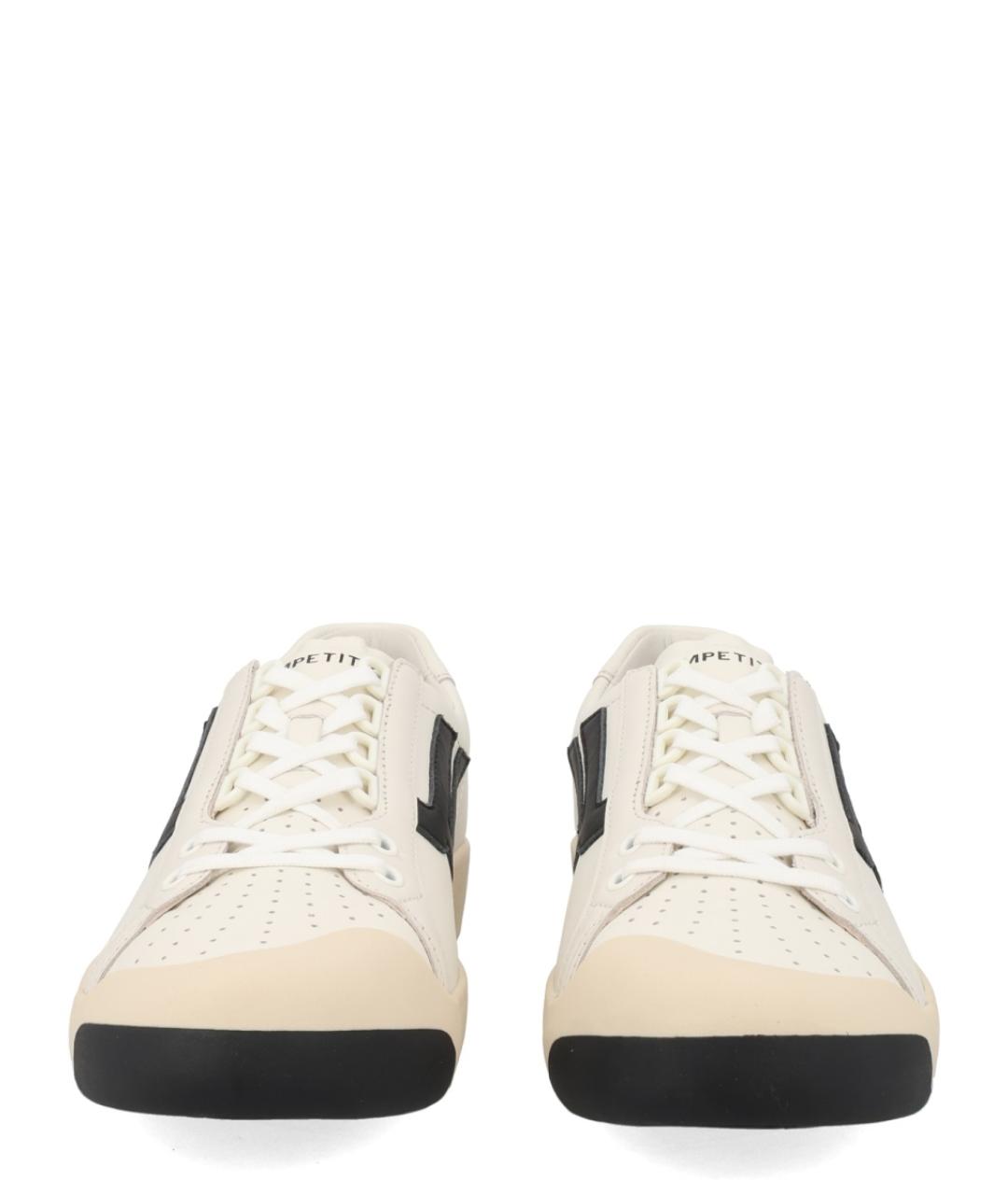 BALLY Белые кожаные низкие кроссовки / кеды, фото 3