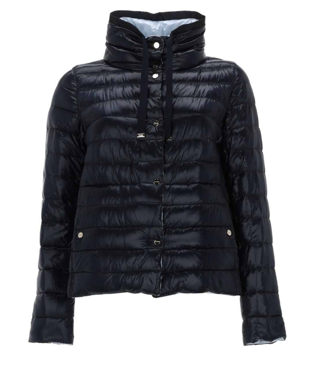 HERNO Синяя полиамидовая куртка, фото 1