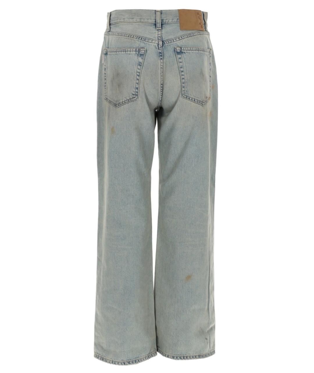 HAIKURE Синие хлопковые прямые джинсы, фото 2