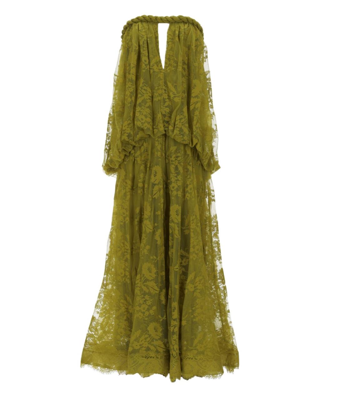 ZIMMERMANN Зеленые полиамидовое вечернее платье, фото 1