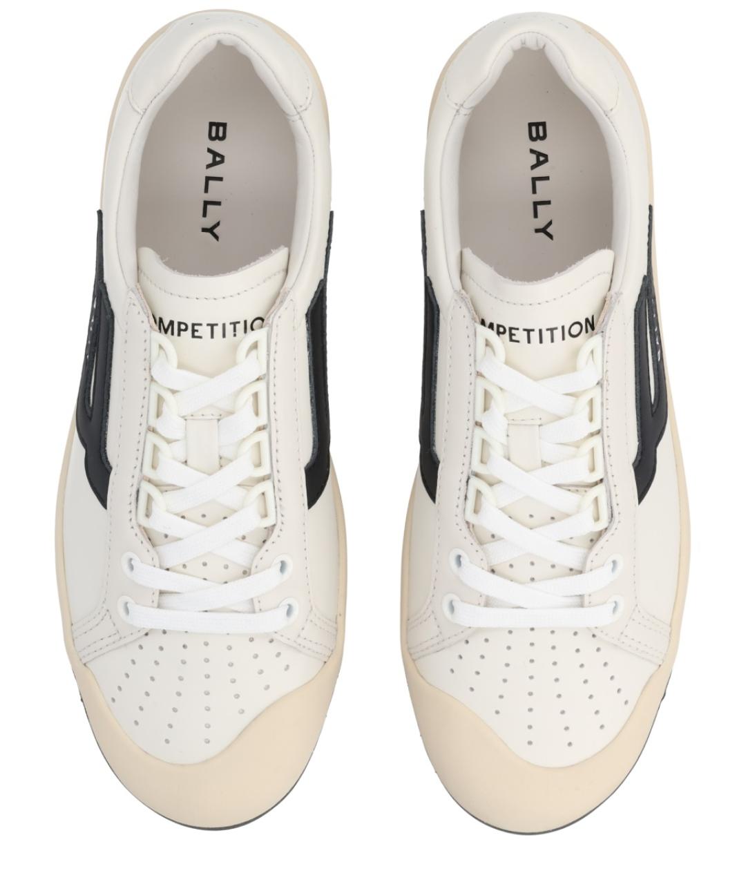 BALLY Белые кроссовки, фото 5