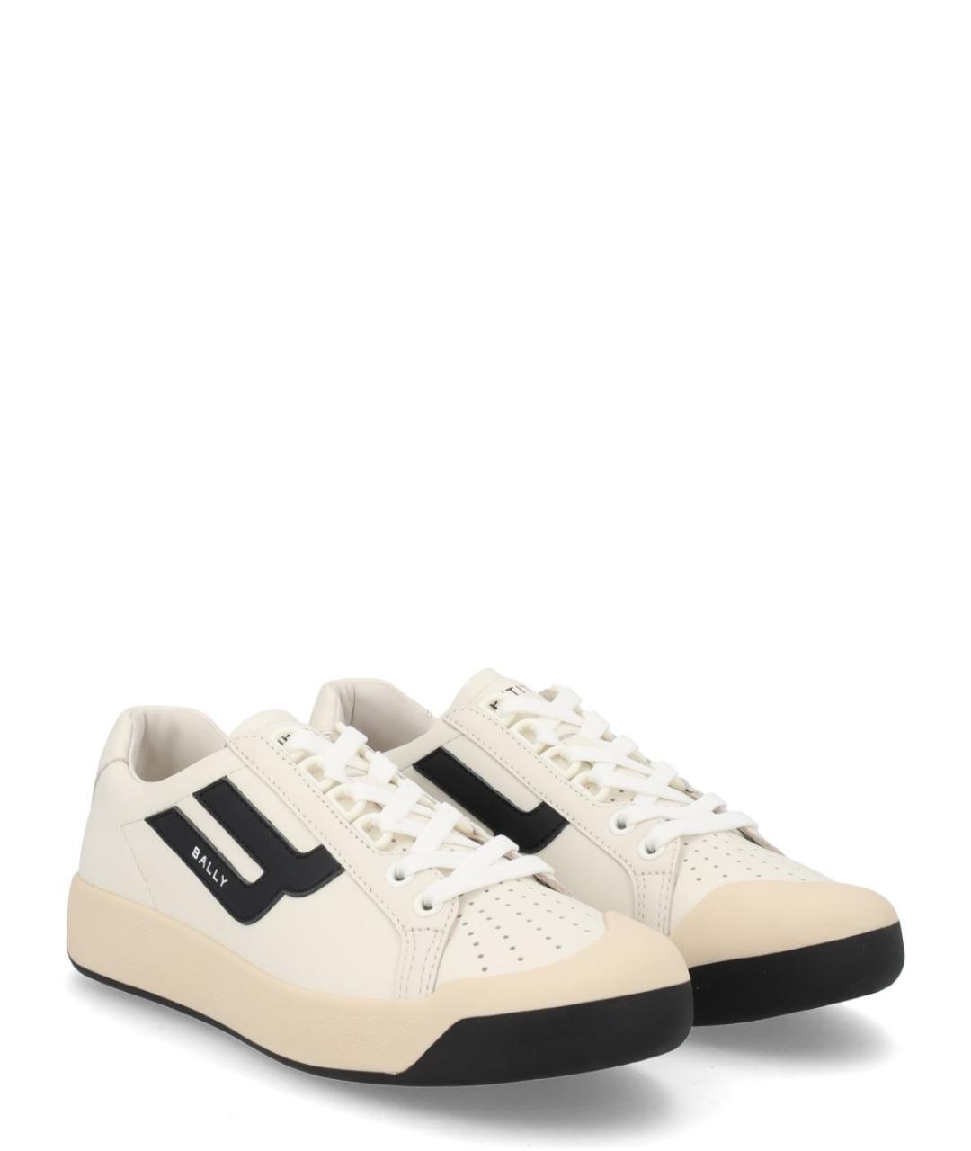 BALLY Белые кроссовки, фото 2