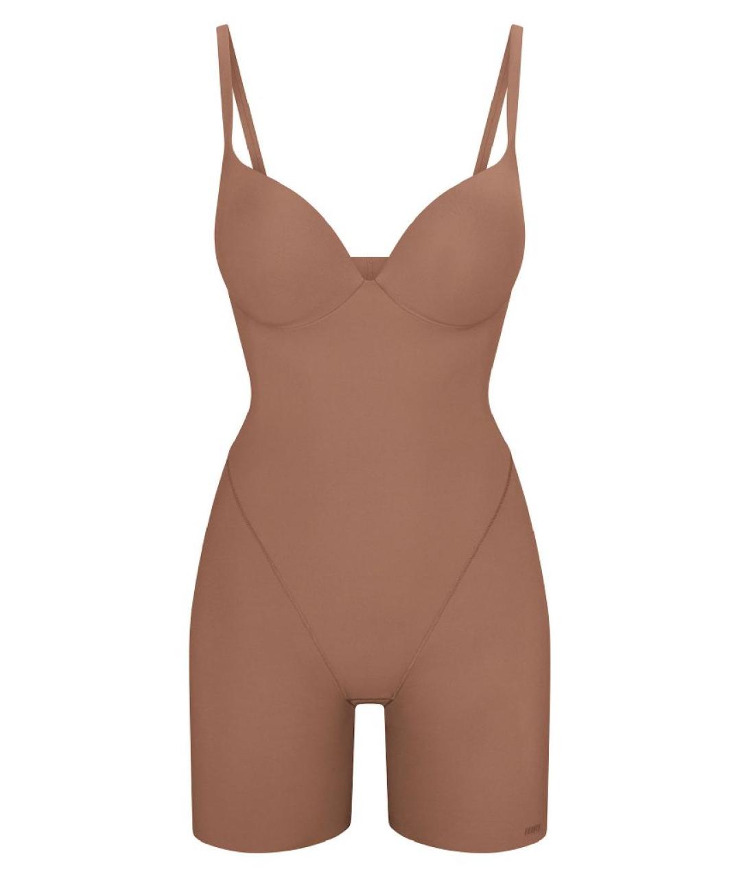 SKIMS Бежевое полиамидовое боди, фото 1