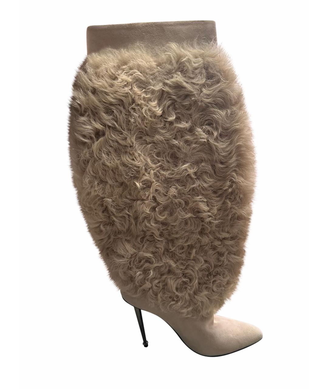 TOM FORD Бежевые сапоги, фото 1