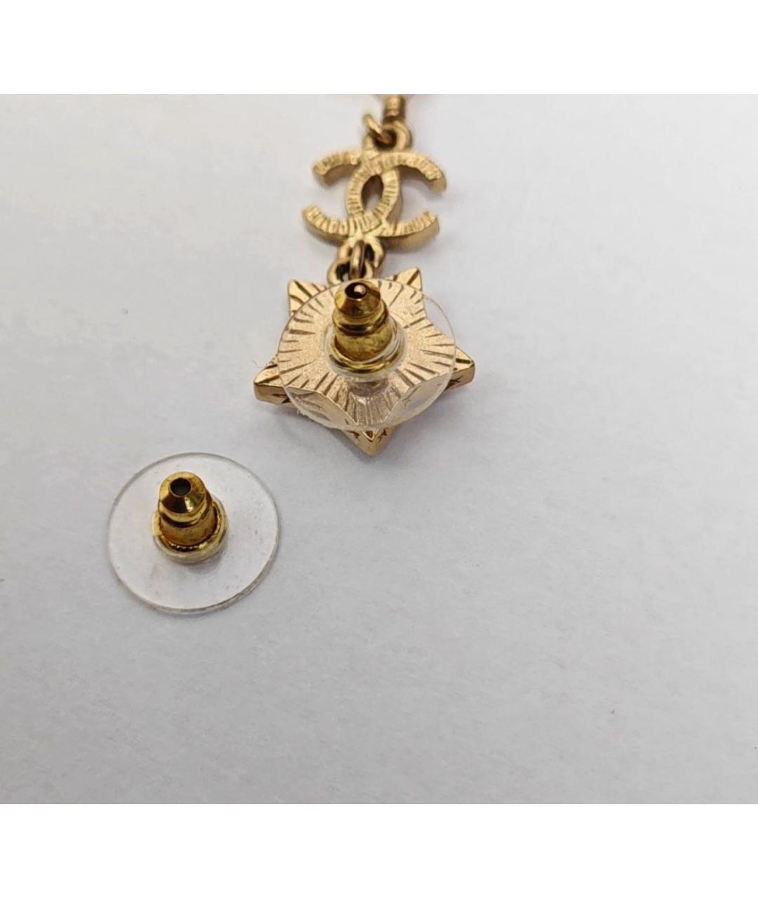 CHANEL Золотые серьги, фото 5